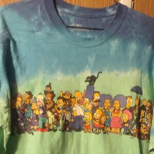 The Simpsons Tie-Dye Short Sleeve Tee